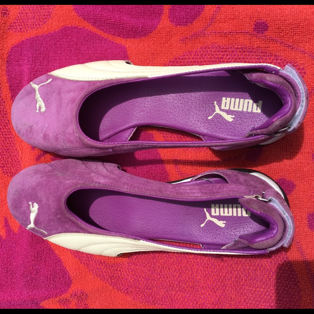 Puma purple flats